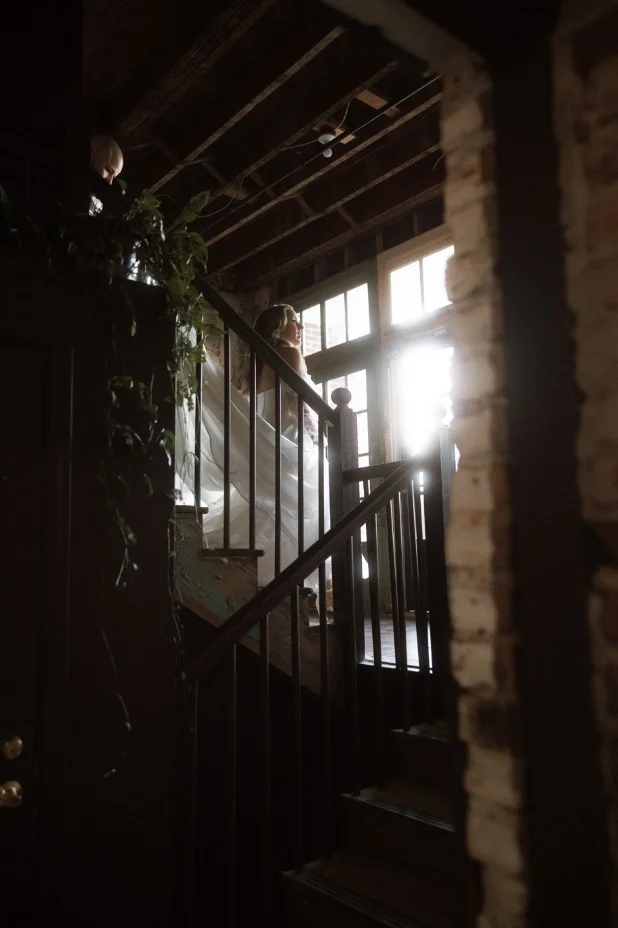 NHP Wedding Venue North Georgia inside stairs