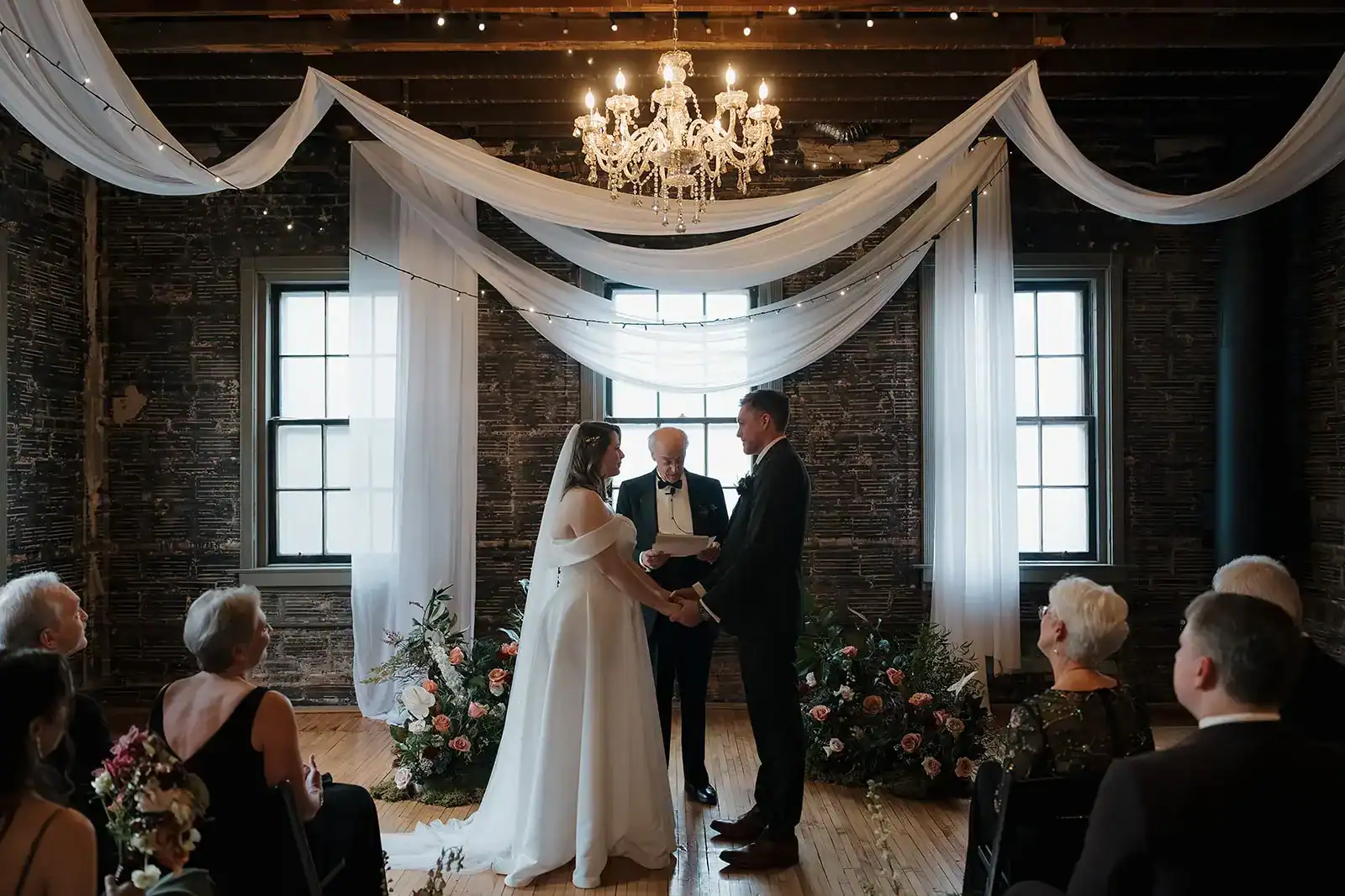 New Holland Parlor Gainesville GA Wedding Venue B&G vows result