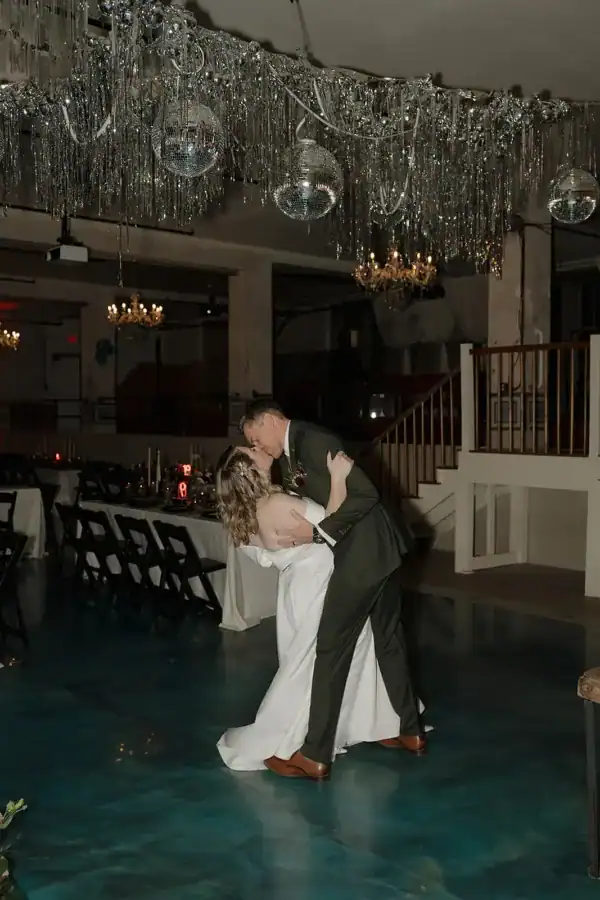 New Holland Parlor Gainesville GA Wedding Venue romantic dip result